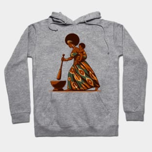 Afrocentric Mother And Baby Hoodie